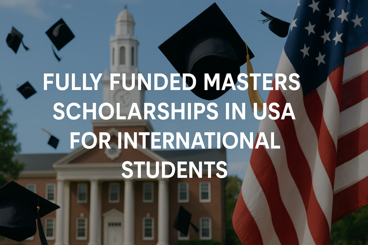 Fully Funded Masters Scholarships in USA for International Students